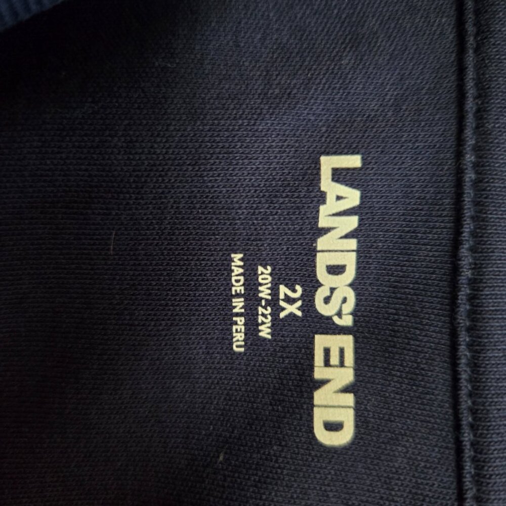 Lands End Women's Plus Size Supima Cotton Polo Sz 2X - Picture 11 of 11